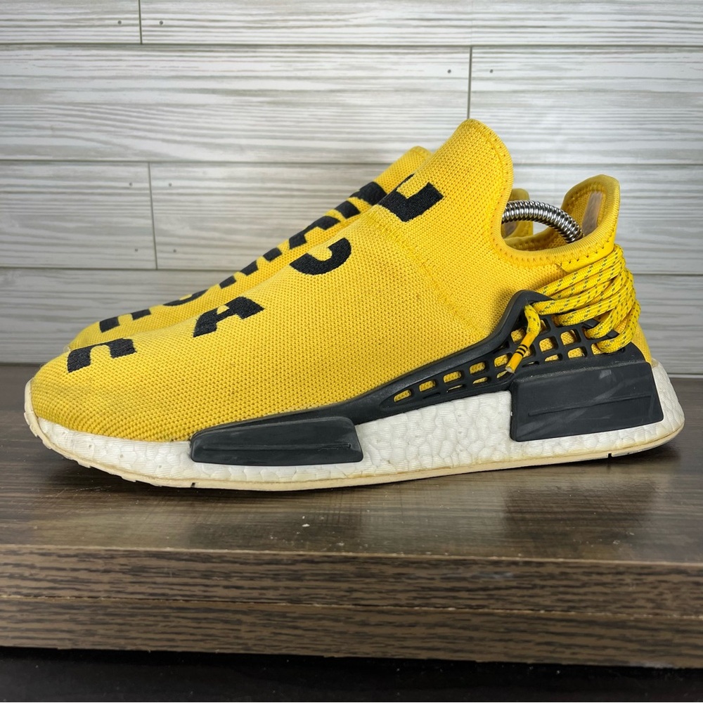 Adidas NMD Human Race Pharrell Yellow Men’s Shoes - Men’s Size‎ 9 - Picture 2 of 10
